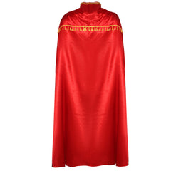 Nacho Libre Nacho Red Wrestler's Cloak Pants Set Cosplay Costume Halloween Carnival Suit