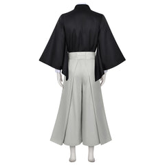 Naoya Zenin Black Gray Kimono Set Outfits Cosplay Costume Halloween Carnival Costume