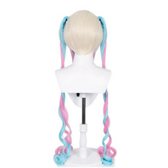 Needy Girl Overdose KAngel Cosplay Wig Heat Resistant Synthetic Hair Accessories Props