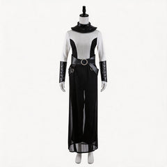 Nightsister Asajj Ventress White Black Cloak Set Outfits Cosplay Costume