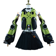 Game Zenless Zone Zero (2024) Anby Demara Green Outfits Cosplay Costume Halloween Carnival Party Suit