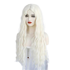 House Of The Dragon Season 2 (2024) Rhaenyra Targaryen White Wig Cosplay Accessories Halloween Carnival Props