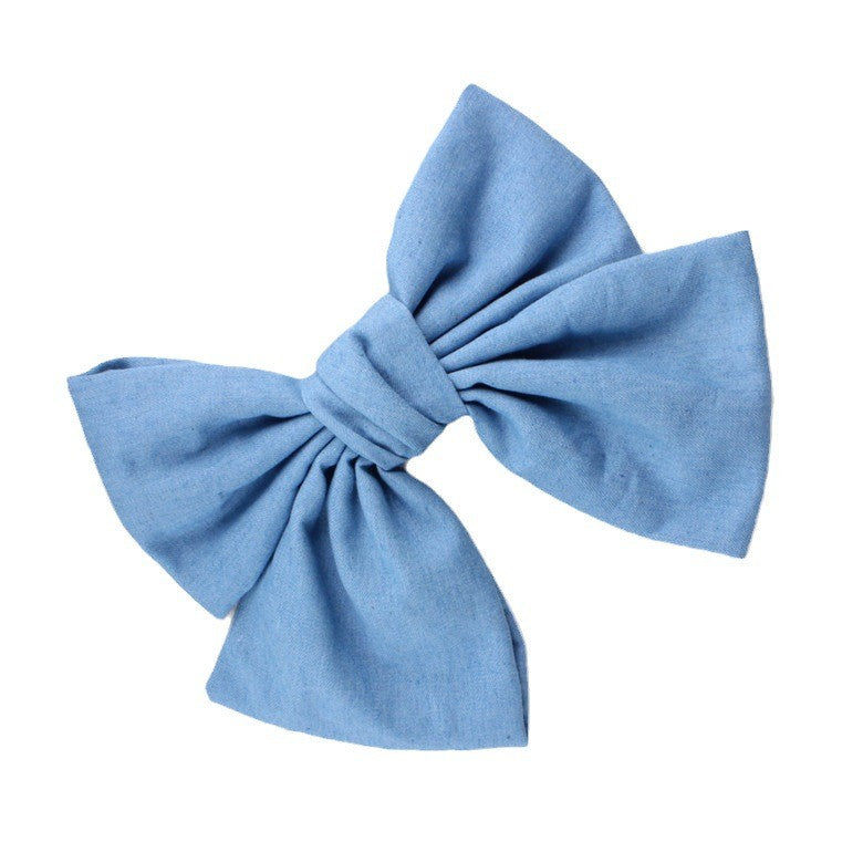 Horror Movie Pearl (2022) Pearl Blue Bow Hair Clips Cosplay Halloween Carnival Costume Accessories Props