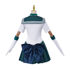 Sailor Moon Sailor Neptune Green Uniform Dress Set Outfits Cosplay Costume
