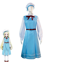 Anime Gushing over Magical Girls 2024 Morino Korisu Blue Dress Outfits Cosplay Costume Halloween Carnival Suit