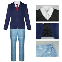 Wakana Gojo Season 2 School Uniform Blue Suit Set Outfits Cosplay Costume