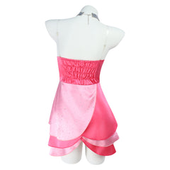 Winx Club Flora Pink Magic Princess Fairy Dress Set Outfits Cosplay Costume
