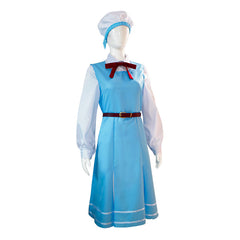 Anime Gushing over Magical Girls 2024 Morino Korisu Blue Dress Outfits Cosplay Costume Halloween Carnival Suit
