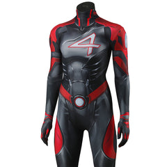 Mv Rivals (2025) Invisible Woman Blood Shield Black Red Jumpsuit Outfits Cosplay Costume