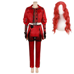 Descendants: The Rise Of Red (2024) Red Heart Set Outfits Cosplay Costume Halloween Carnival Suit