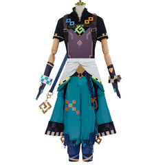 Game Genshin Impact Kinich Blue Set Outfits Cosplay Costume Halloween Carnival Suit