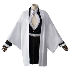 Kanroji Mitsuri White Dress Cosplay Costume Halloween Cosplay Costume