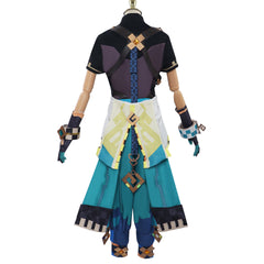 Game Genshin Impact Kinich Blue Set Outfits Cosplay Costume Halloween Carnival Suit