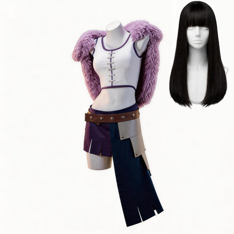 One Piece Elbaph Arc (2026) Nico Robin Purple Set Outfits Cosplay Costume