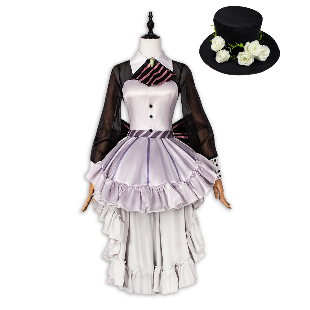 One Piece Heroines (2026) Perona Black White Dress Set Outfits Cosplay Costume
