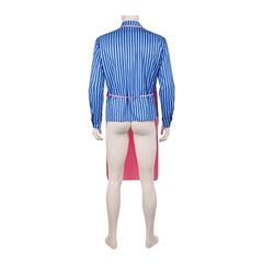 One Piece Live-action 2 (2026) Sanji Blue Shirt Pink Apron Outfits Cosplay Costume