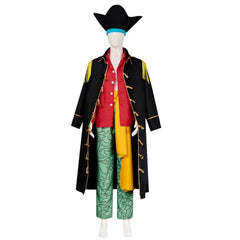 One Piece Marshall D. Teach Blackbeard Pirates Outfits Cosplay Costume Halloween Carnival Suit