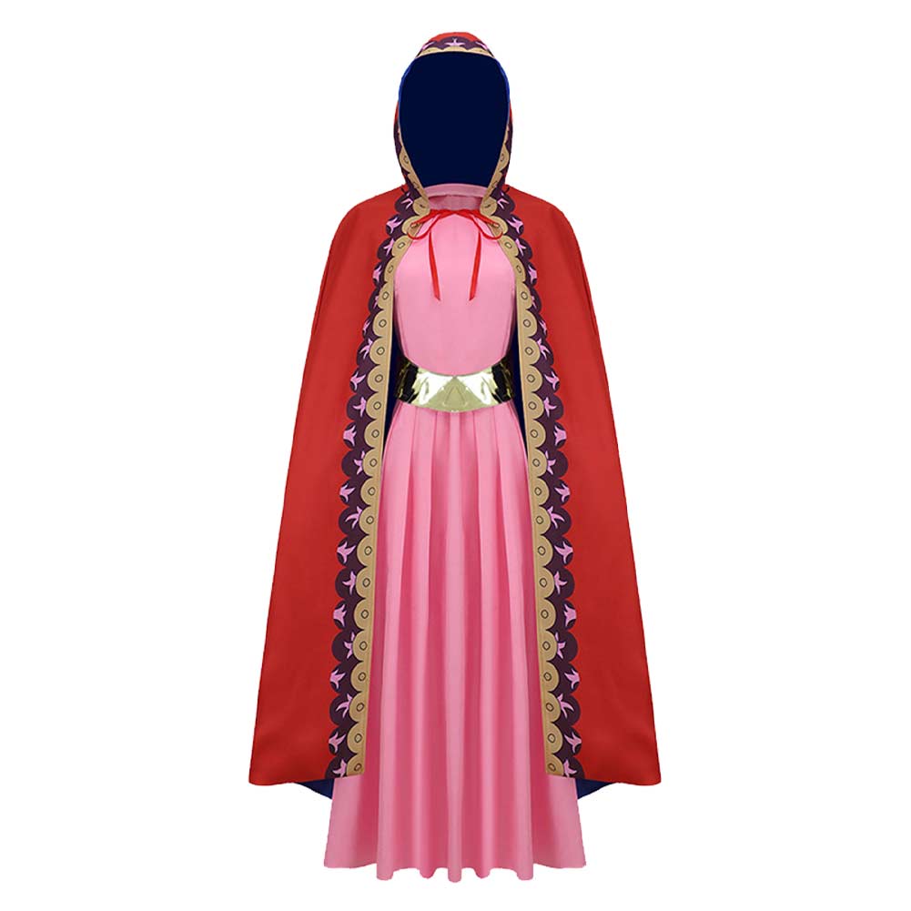 One Piece Nefertari Vivi Pink Dress Outfits Cosplay Costume Halloween Carnival Suit