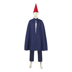 Over the Garden Wall Wirt Blue Cloak Set Outfits Cosplay Costume Suit