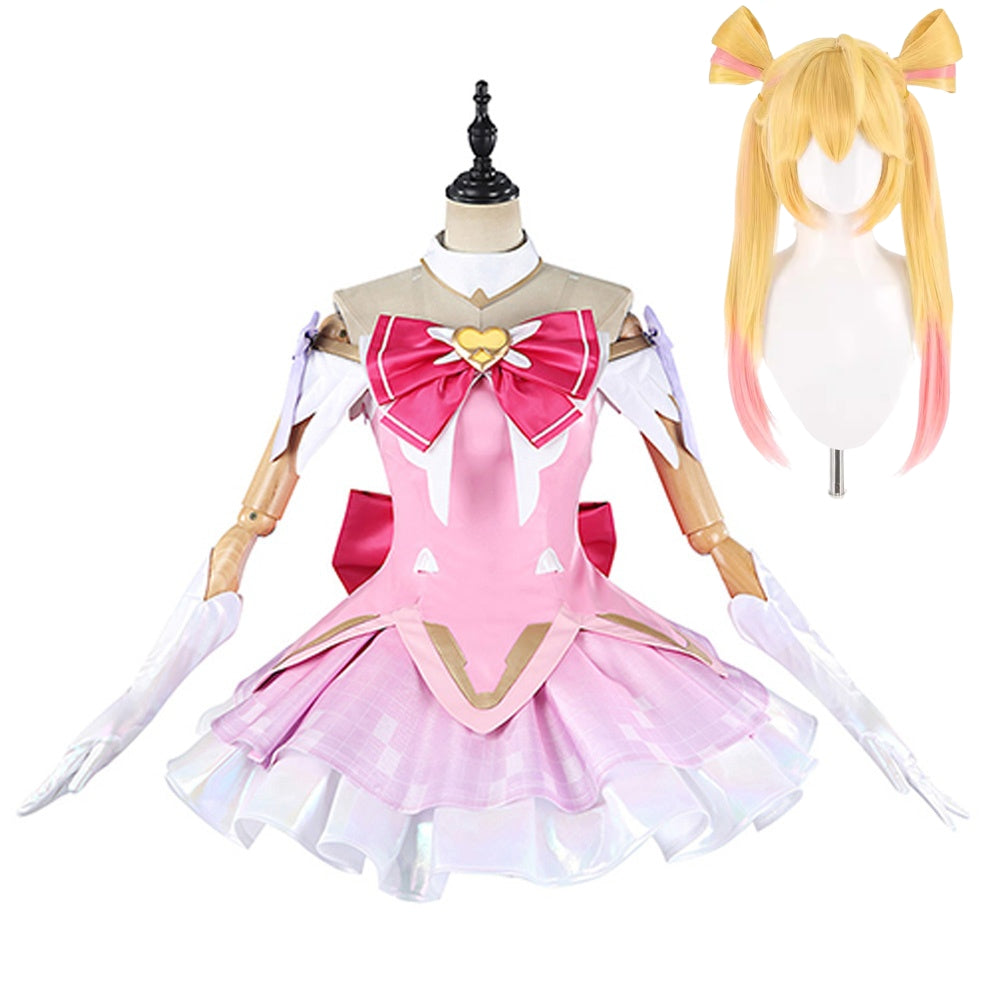 Overwatch Juno Heart Of Hope Pink Skirt Set Outfits Cosplay Costume