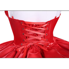 Perfect Blue Mima Kirigoe Red Dress Set Outfits Halloween Cosplay Costume