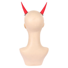 Power Headwear Red Demon Horn Hairpins Cosplay Halloween Accessories Props