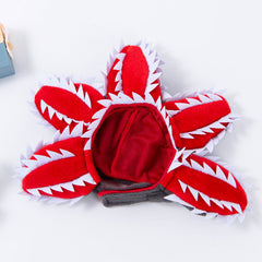 Stranger Things Demogorgon Pet Dogs Cats Flower Head Hat Outfits Halloween Cosplay Costume