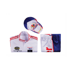 Talladega Nights Wonder Bread Ricky Bobby Cal Naughton Jr. Uniform Outfits Cosplay Costume