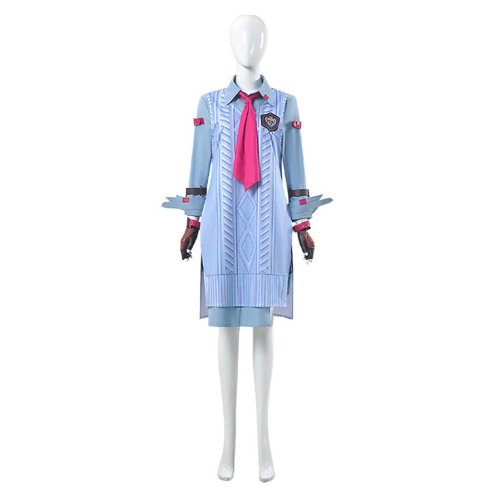 Tekken 8 Asuka Kazama Blue Set Outfits Cosplay Costume Carnival Suit
