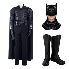 Movie The Batman Bruce Wayne Pants Cloak Outfits Halloween Carnival Suit Cosplay Costume