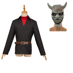 The Black Phone 2 (2025) The Grabber Black Top Set Outfits Halloween Cosplay Costume