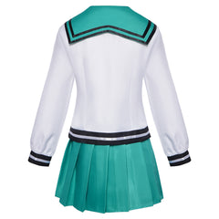 The Disastrous Life Of Saiki K. Kokomi Teruhashi Green School Uniform Set Outfits Cosplay Costume
