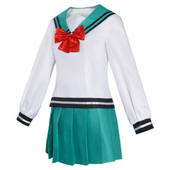 The Disastrous Life Of Saiki K. Kokomi Teruhashi Green School Uniform Set Outfits Cosplay Costume