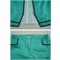 The Disastrous Life of Saiki K. Saiki Kusuo Green School Uniform Outfits Cosplay Costume