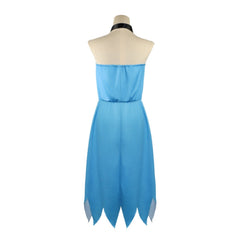 The Flintstones Betty Rubble Blue Dress Outfits Cosplay Costume Halloween Suit