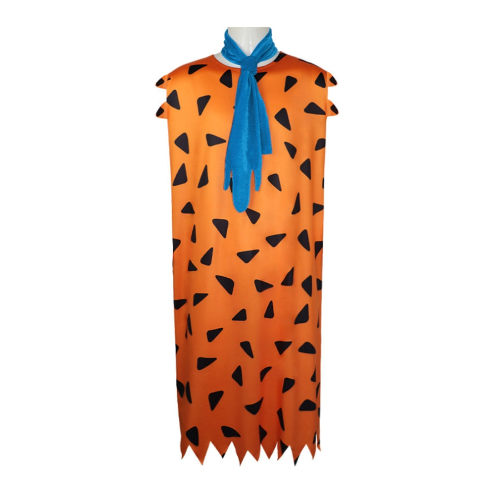 The Flintstones Fred Flintstones Orange Dress Scarf Outfits Cosplay Costume