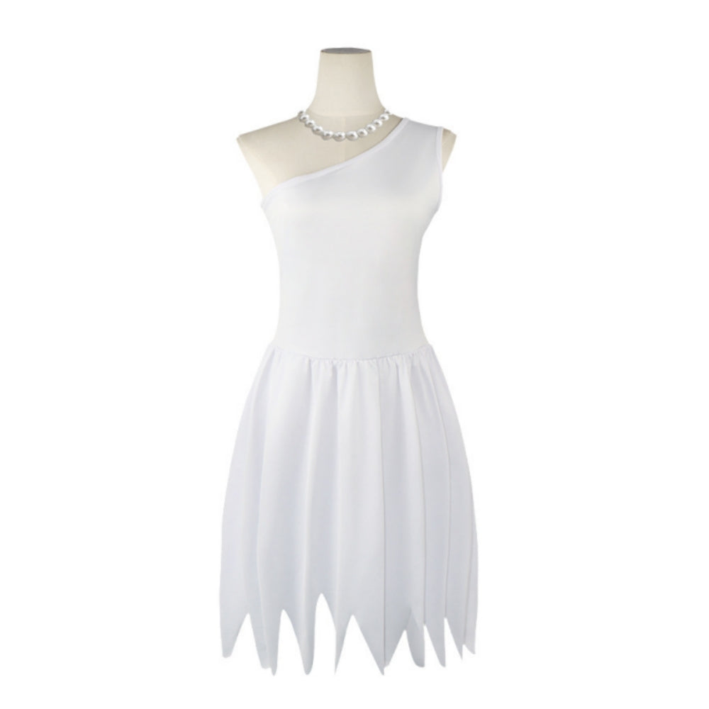 The Flintstones Wilma Flintstones White Dress Necklace Outfits Cosplay Costume