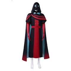 The Freak Circus Plague Doctor Black Set Cosplay Costume Halloween Carnival Suit