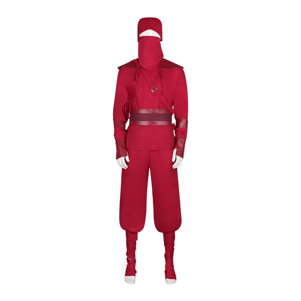 The Hand Assassin Ninja Red Outfit Halloween Carnival Cosplay Costume