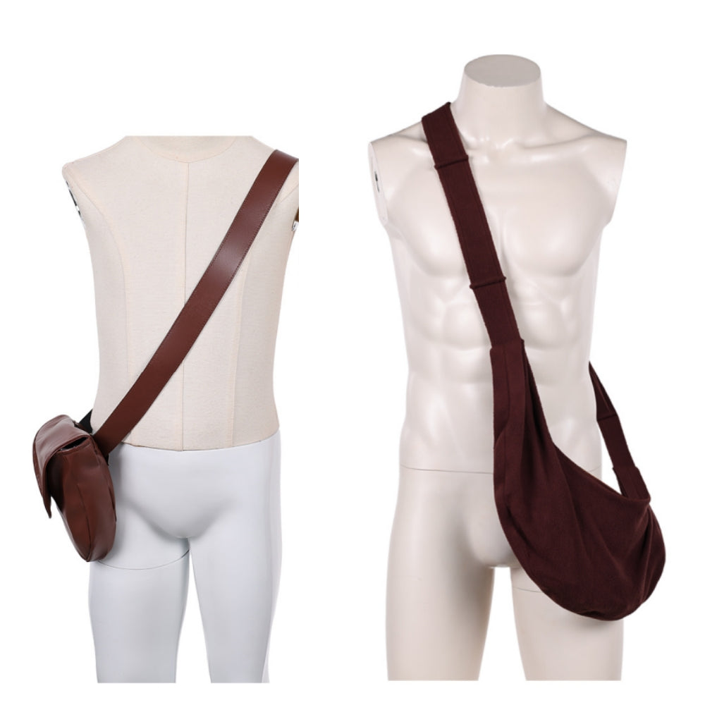 The Mandalorian And Grogu (2026) Baby Yoda The Mando Brown Shoulder Bag Cosplay Accessories Props