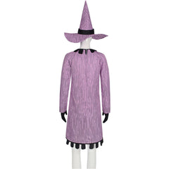 The Nightmare Before Christmas Shock Pink Dress Hat Set Outfits Halloween Cosplay Costume