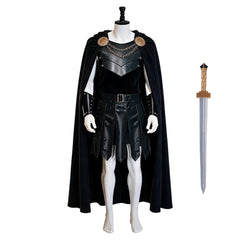The Odyssey (2026) Agamemnon Black Warrior Set Outfits Cosplay Costume
