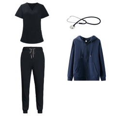 The Pitt (2026) Dr. Michael Robby Robinavitch Hospital Scrubs Set Outfits Cosplay Costume