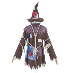 The Wizard of OZ Scarecrow Brown Set Outfits Cosplay Costume Halloween Suit