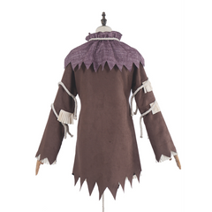 The Wizard of OZ Scarecrow Brown Set Outfits Cosplay Costume Halloween Suit
