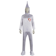 The Wizard of OZ Tin Man White Set Outfits Cosplay Costume Halloween Suit