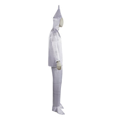 The Wizard of OZ Tin Man White Set Outfits Cosplay Costume Halloween Suit