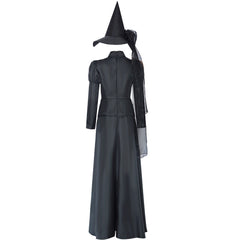 The Wizard of OZ Wicked Witch Black Set Outfits Cosplay Costume Halloween Suit