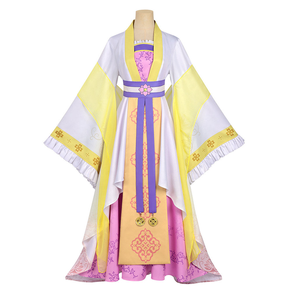Though I Am An Inept Villainess (2026) Huang Linglin Yellow Purple Set Outfits Cosplay Costume