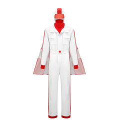 Toy Story (2026) Duke Caboom White Jumpsuit Set Outfits Cosplay Costume